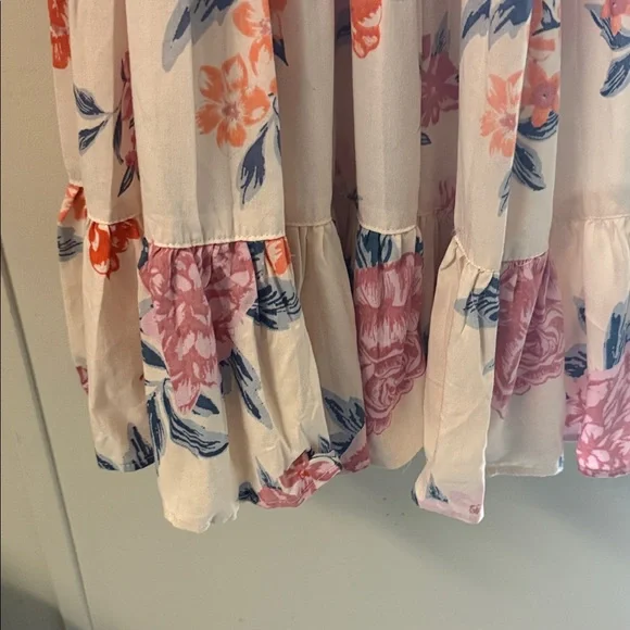 Angie NWT Floral Puff Sleeve Dress Size L - Picture 6 of 6